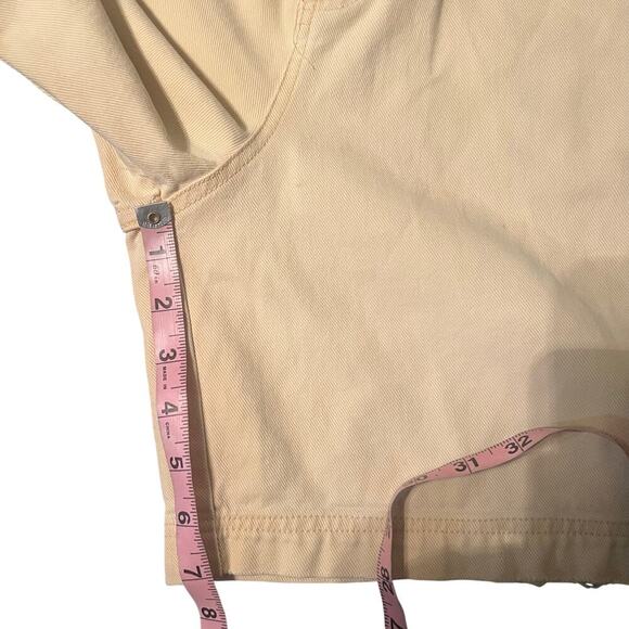 Vintage Gloria Vanderbilt Signature Label Yellow Shorts Size 8 - Picture 5 of 6